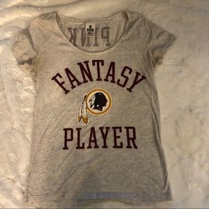 Pink Washington redskins t-shirt